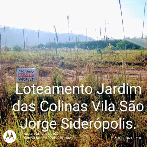 Vendo Terrenos no Bairro Vila São Jorge Siderópolis