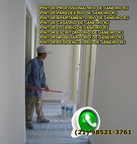 Pintor RJ Apartamento Rio de Janeiro Whatsapp (21) 97884-0263