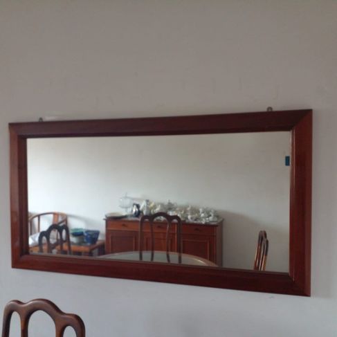 Espelho de Mogno Maciço 1,30x0,70x0,10