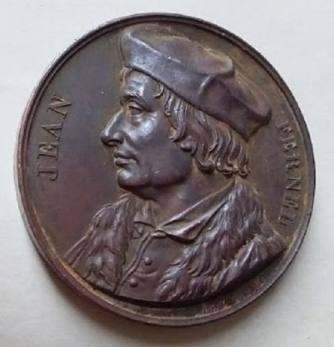 Medalha de 1822 Jean Fernel Médico, Astrônomo e Matemático