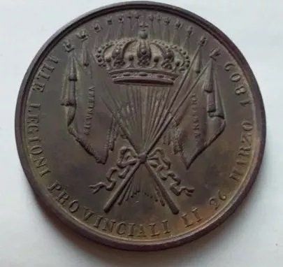 1809 Medalha Rei Joaquim Napoleão Gioacchino Napoleone Murat 50%off