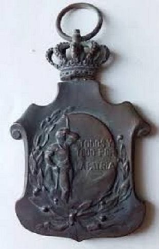 1925 Medalha Reis de Espanha Alfonso XIII Rainha Vitória Madrid