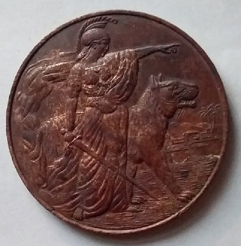 Inglaterra índia Medalha da Paz 1ª Guerra War 1914-1918