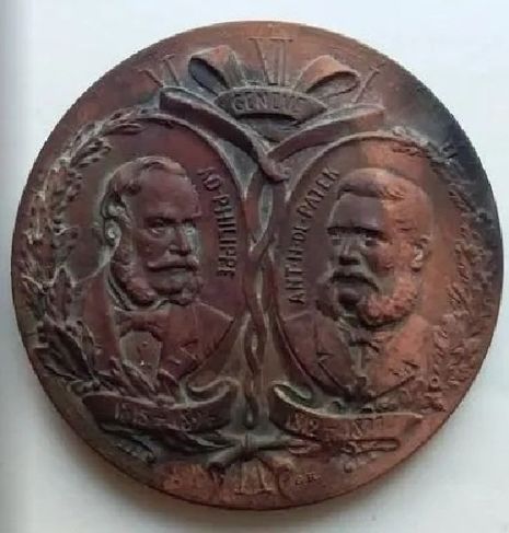 1839 1901 Medalha Patek Philippe e Cia / Geneve Switzerland