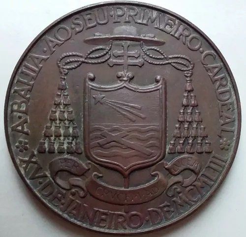 1953 Augusto Medalha Brasil Primeiro Cardeal Bahia