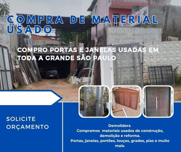 Compro Material Usado de Demolição