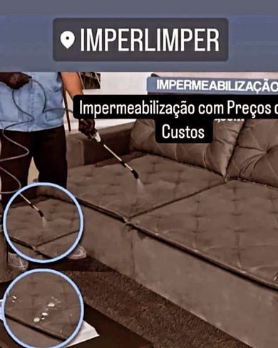 Lavagem Higienização e Impermeabilização de Sofá Colchão Cadeiras Etc