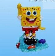 Enfeite Bob Esponja Aquário e Colecionador