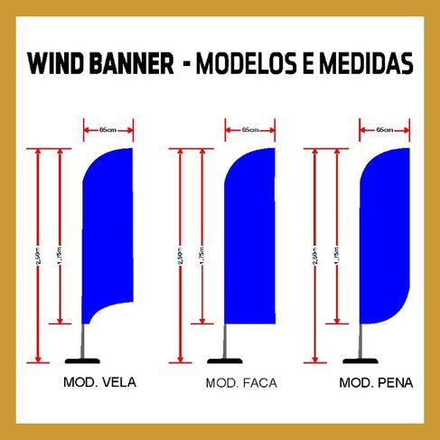 Kit Wind Banner Completo