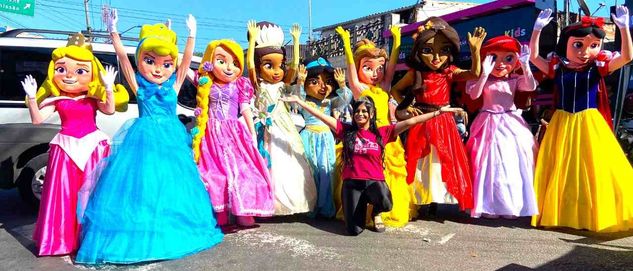 Princesas Cover Personagens Vivos Festa Infantil