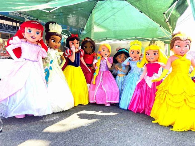 Princesas Cover Personagens Vivos Festa Infantil