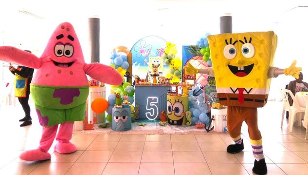 Bob Esponja e Patrick Cover Personagens Vivos