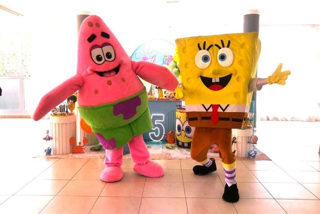 Bob Esponja e Patrick Cover Personagens Vivos