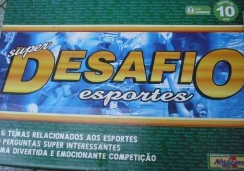 Super Desafio Esportes Jogo de Tabuleiro sem Uso Completo Wow