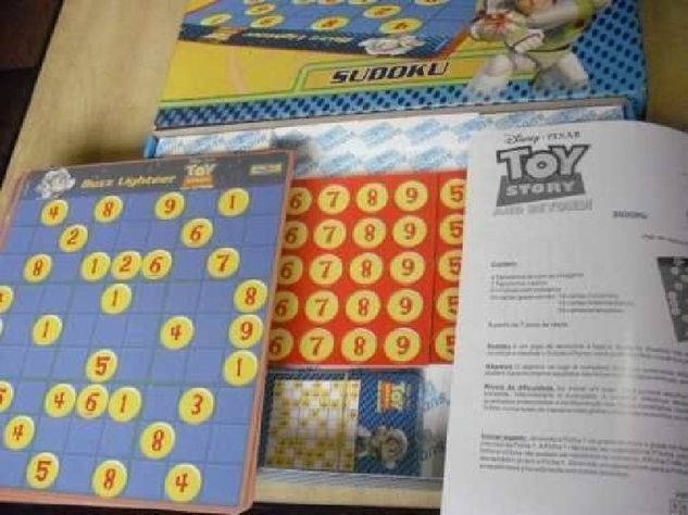 Sudoku Jogo Tabuleiro Disney Buzz Lightyear Toy Story Novo Wow