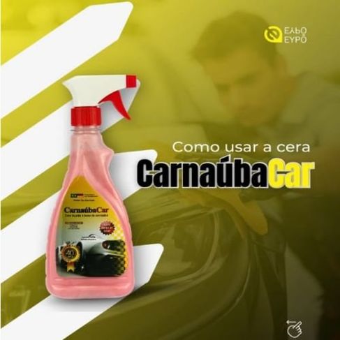 Cera Carnaúbacar Alto Brilho 500ml