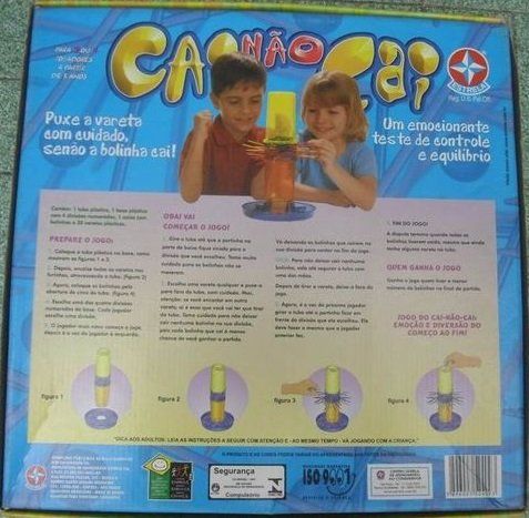 Cai Não Cai Estrela Brinquedo Anos 80 Jogo Novinho Wow