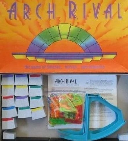 Arch Rival Board Game Parker Brothers Jogo de Tabuleiro Raridade