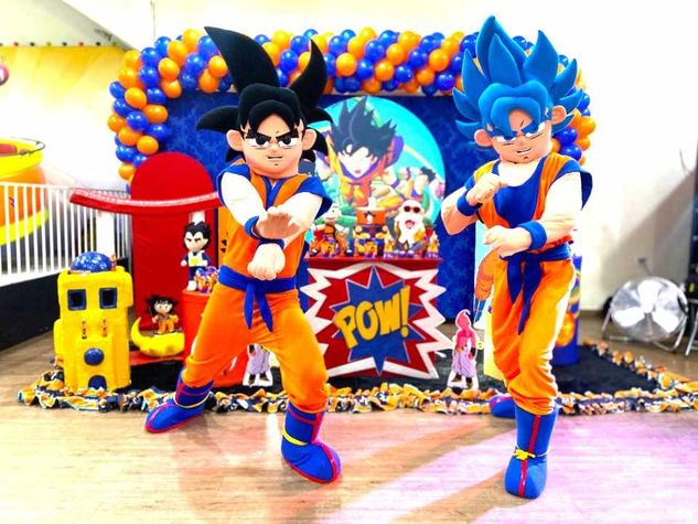 Dragon Ball Z Personagens Vivos Cover Festa Goku