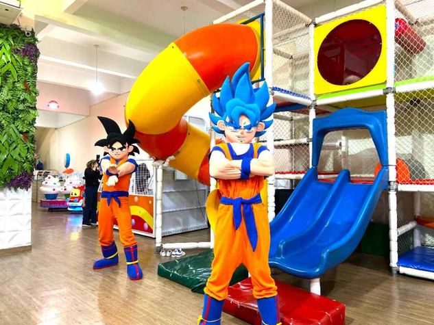 Dragon Ball Z Personagens Vivos Cover Festa Goku