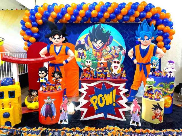 Dragon Ball Z Personagens Vivos Cover Festa Goku