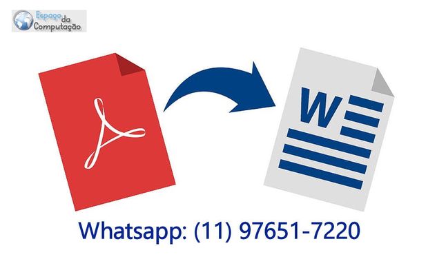 Conversão de Documentos em Pdf para Vários Formatos Como Word