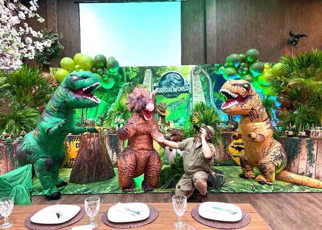 Dinossauros Personagens Vivos Cover Animação Festas