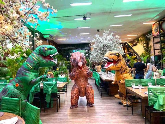 Dinossauros Personagens Vivos Cover Animação Festas