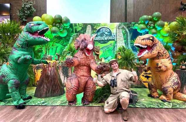 Dinossauros Personagens Vivos Cover Animação Festas