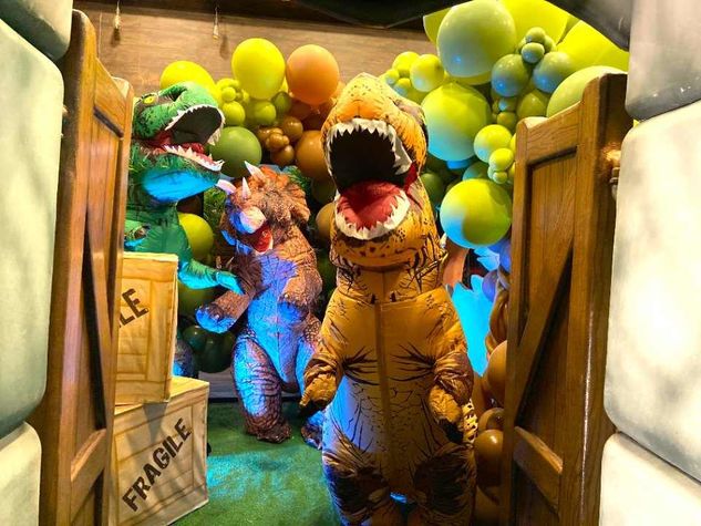 Dinossauros Personagens Vivos Cover Animação Festas