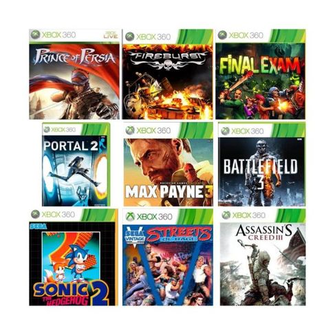 Hd XBOX 360 Rgh c/ 320 GB 50 Jogos Completos