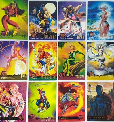 Troco Cards Colecionáveis Marvel Dc Panini X Men Batman Outros