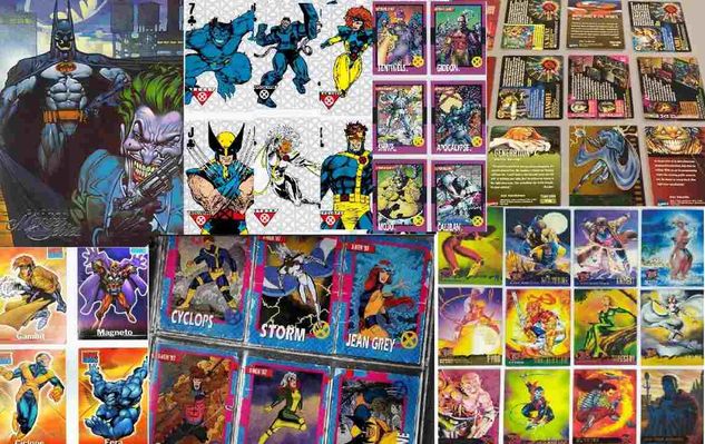 Troco Cards Marvel Dc Panini X Men Batman Outros Colecionáveis