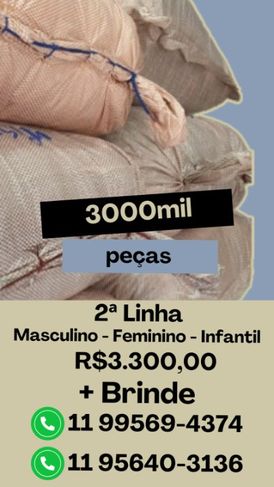 Roupas Usadas para Brechós