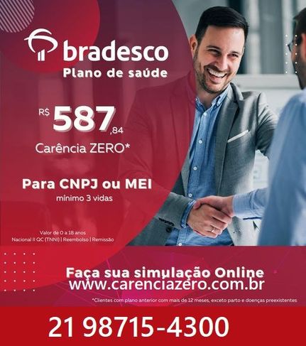 Bradesco Saúde Empresa a Partir de 03 Vidas RJ