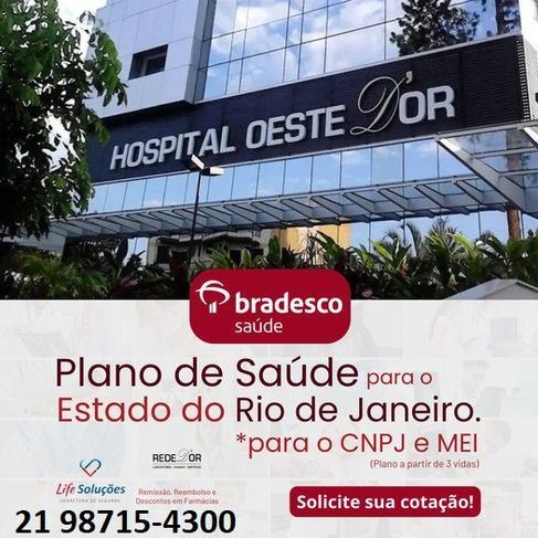 Bradesco Saúde Empresa a Partir de 03 Vidas RJ