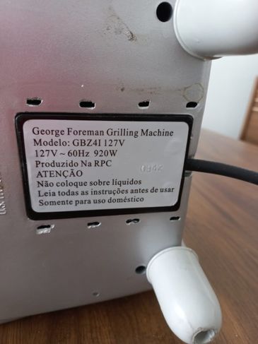 Grill George Foreman com Aquecedor de Pães