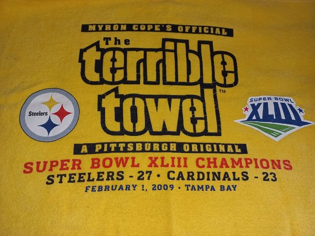 The Terrible Towel (super Bowl Xliii) 2009 Steelers