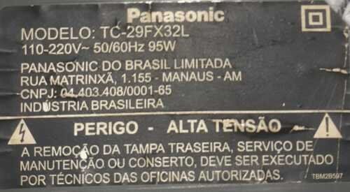 TV de Tubo Tela Plana Panasonic