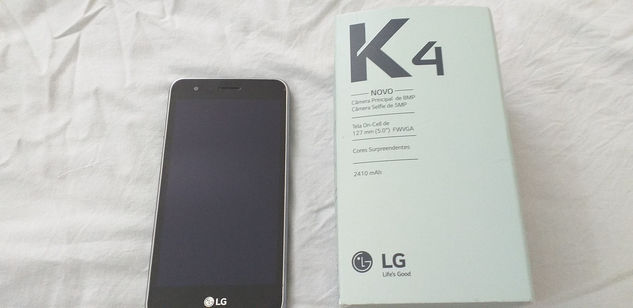 Smartphone Lg K4 X23( 2017)titânio com 8gb, Dual Chip, Tela de 5.0",