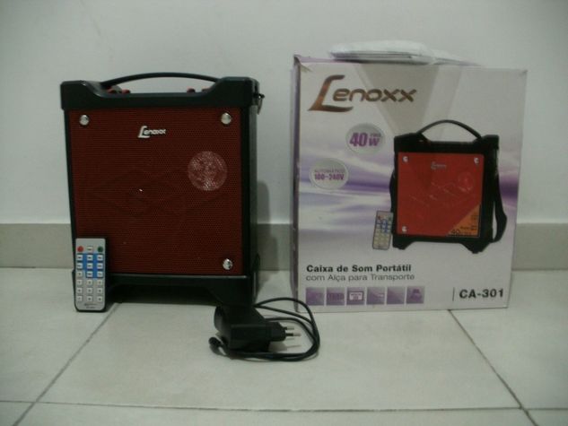 Caixa de Som Portátil Lenoxx