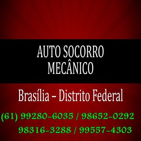 Socorro Mecânico e Elétricista Automotivo Profissional em Brasília DF