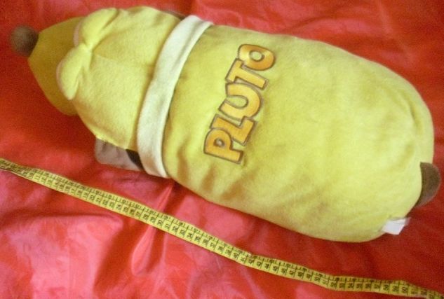 Pluto Travesseiro Rolo Pelúcia Original Disney Almofada 60 Cm 70cm
