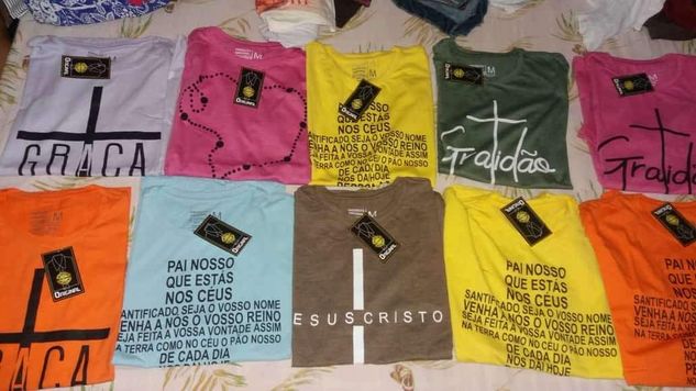 Camisetas Como Nome Graça,gratidão,fé,jesus, Cristo,pai Nosso
