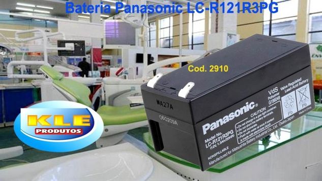 Bateria Recarregável Panasonic 12v/ 1,3 Ah - Lc-r121r3pg