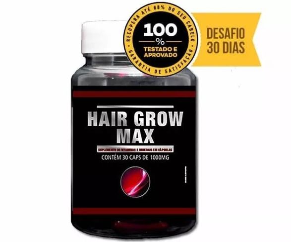 Recupere Seus Cabelos com Hair Grow Max