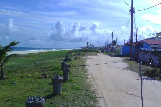 Terreno Enfrente ao Mar com 480 m2 (30 X 16) ótima Localização e à 20