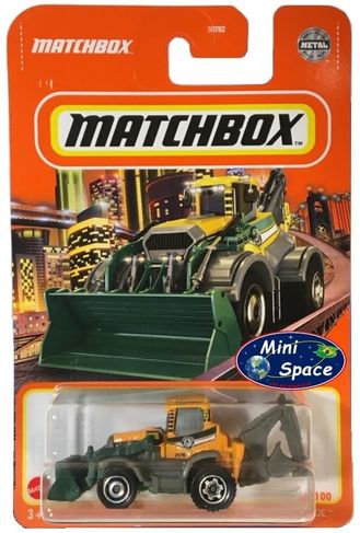 Matchbox Mbx Backhoe Trator 1/64
