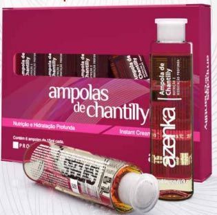 Kit Chantily Azenka (shampoo, Condicionador e 1 Ampola 15ml)