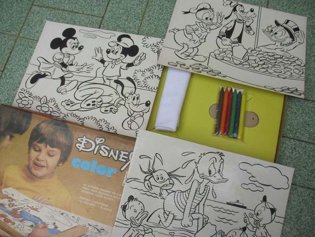 Disney Color Estrela 1970 Donald Patinhas Pluto / Toy Brinquedo Antigo